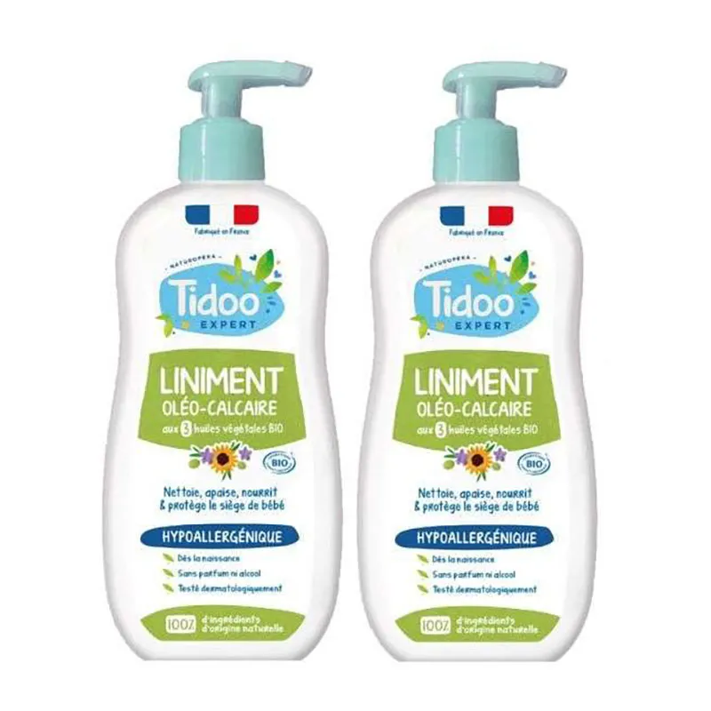 2 Liniments Oléo-Calcaire BIO à l'Huile d'Olive - 2x450ml-0