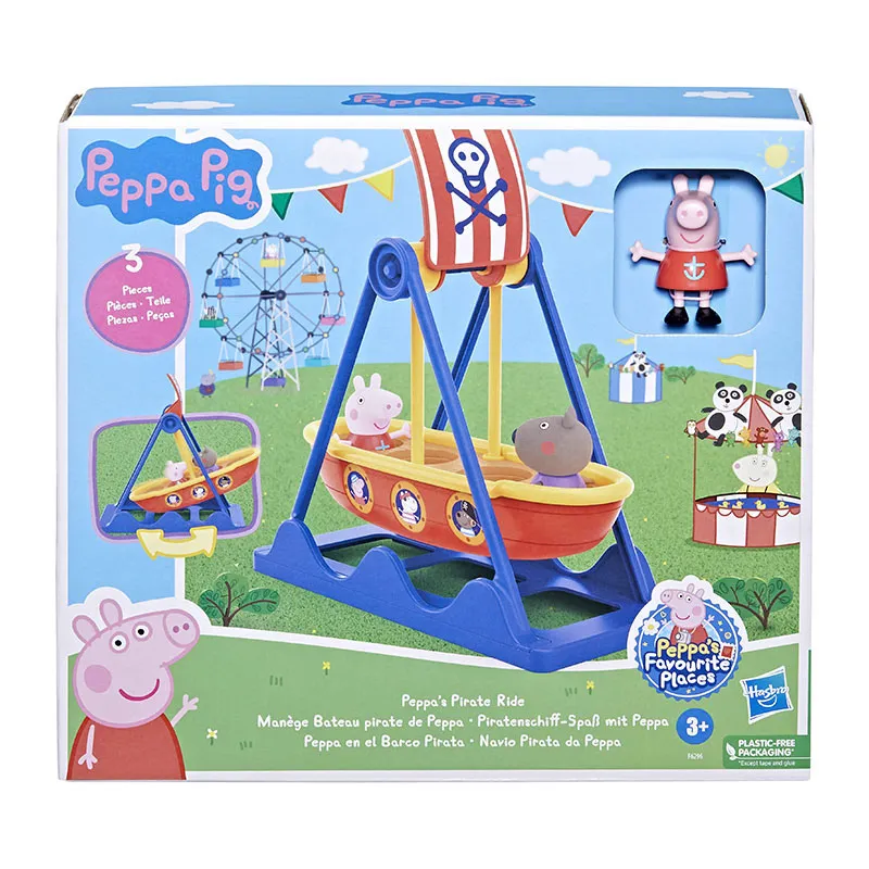 Manège Bateau Pirate & 2 Figurines Peppa Pig - 36m+-5