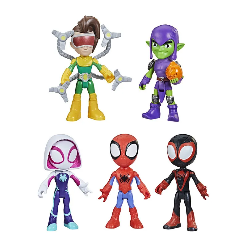 Figurines Spidey Web Squad 5pcs - 36m+  - HASBRO - LES JOUETS DES HéROS-0