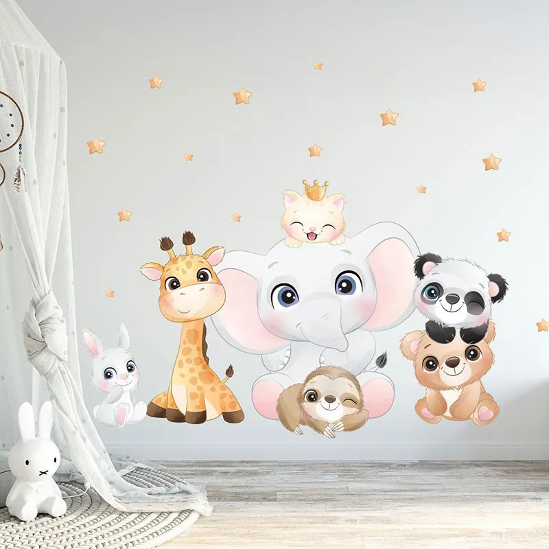 Stickers - Bébés animaux de la jungle-2