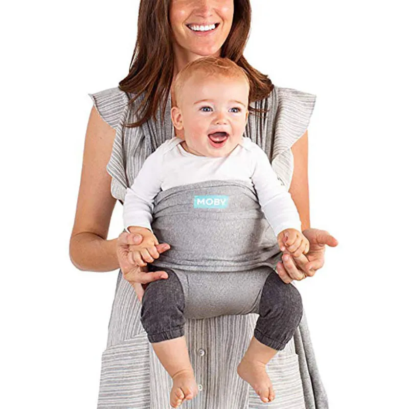 Écharpe de portage Moby Fit Gris - 0m+-1