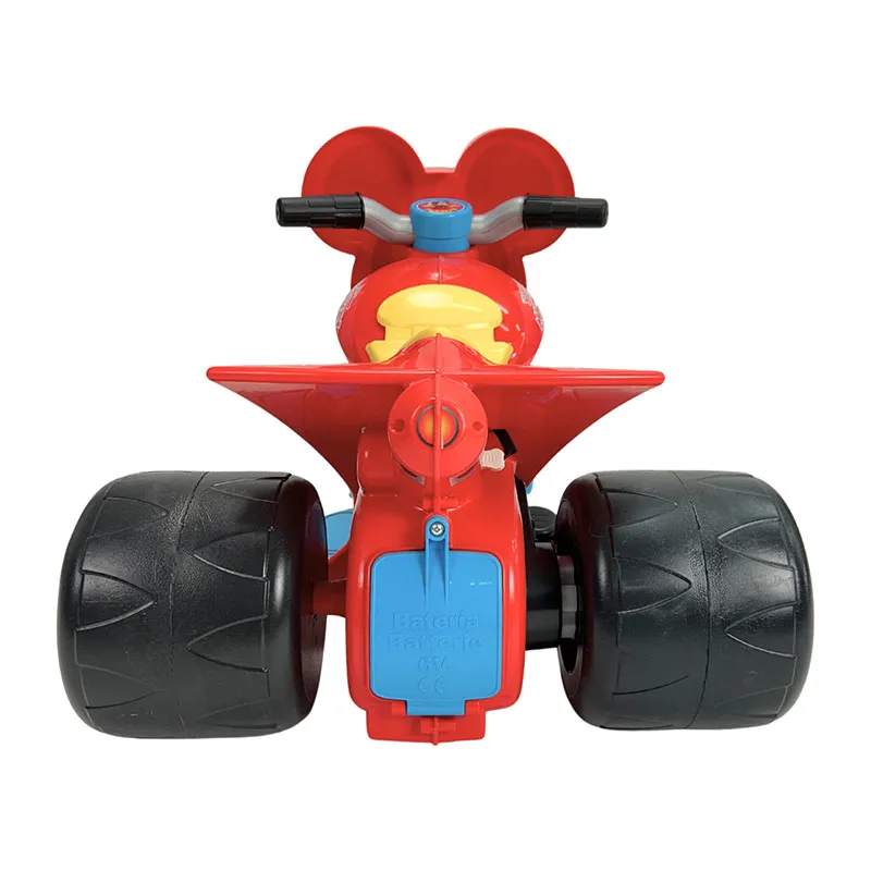 Moto tricycle élec. Mickey Rouge - 12m+-4