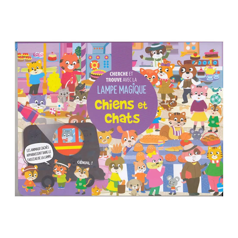 Livre Lampe Magique Chiens & Chats - 36m+-0
