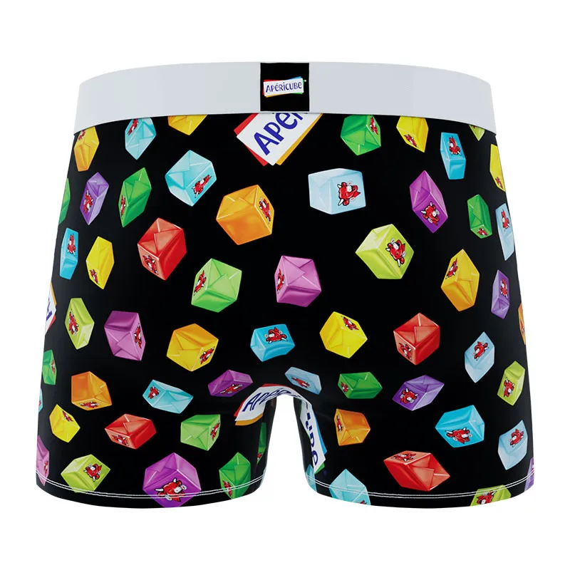 3 Boxers Homme La Vache qui Rit - Rouge/Bleu/Blanc/Noir-4