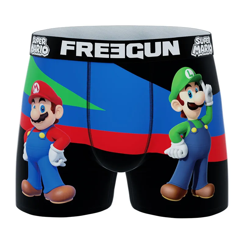 3 Boxers Garçon Super Mario Bros - Rouge/Bleu/Noir/Jaune-6