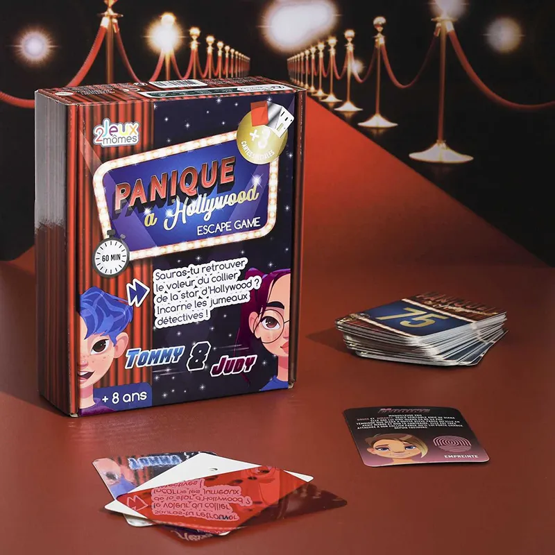 Jeu Escape Game Panique à Hollywood 104pcs - 8+-1