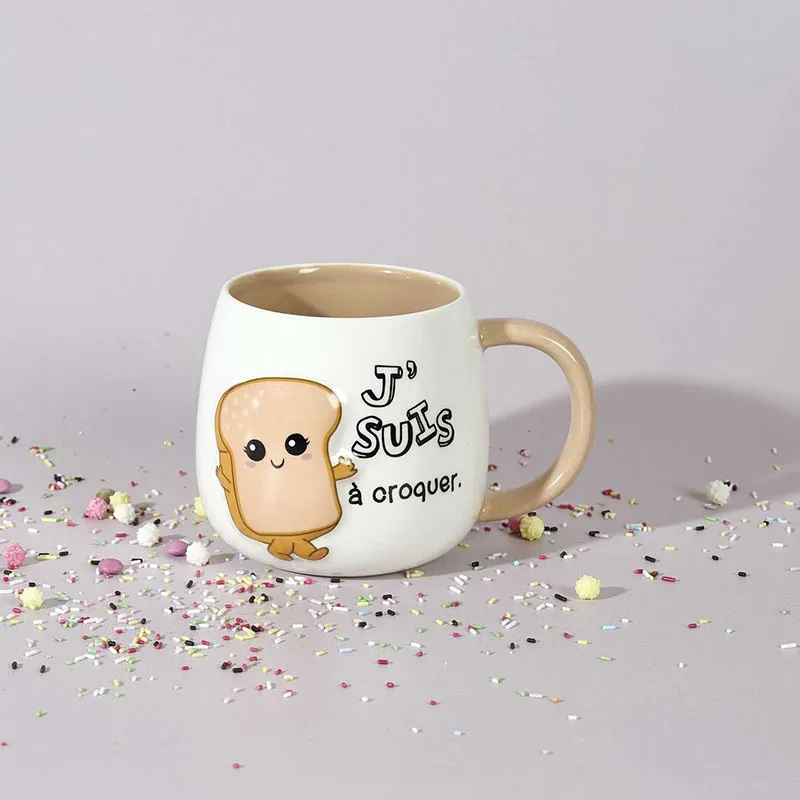 Mug relief Kawaii Aléat. - 40cl-1