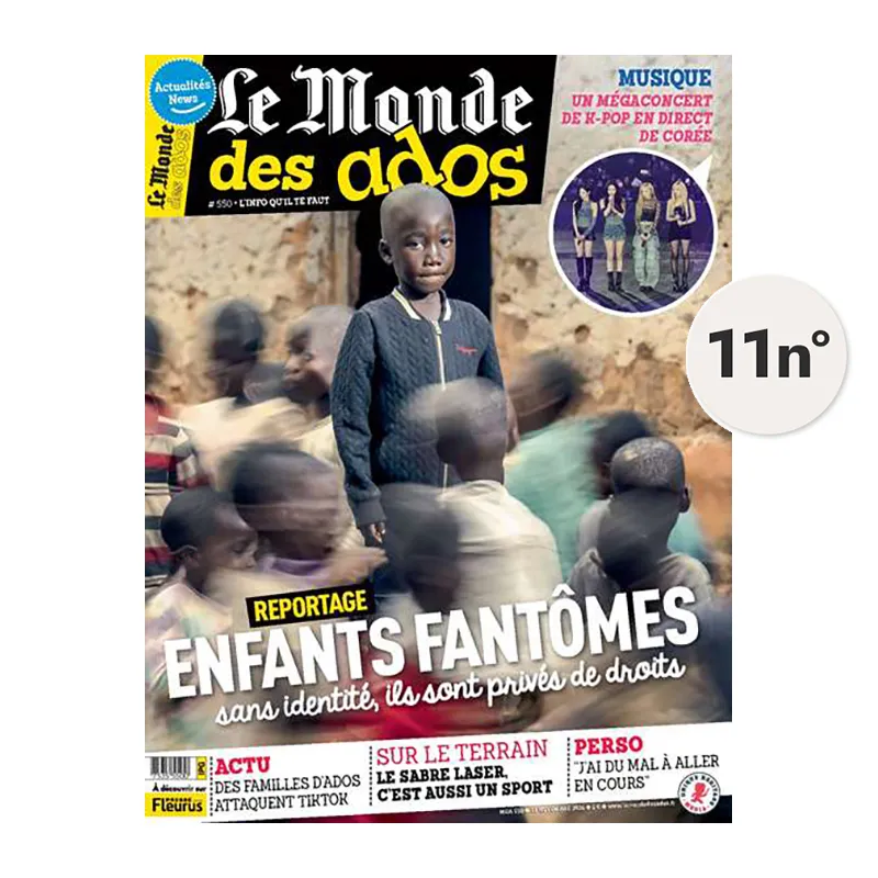 Abo. Bimens. Monde des ados 11n°/6 mois - 10+-0