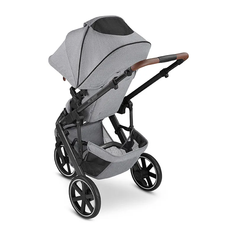 Trio Poussette Salsa 3 tin + Siège-auto Cosy Tulip + Nacelle Gris - 0m+-8