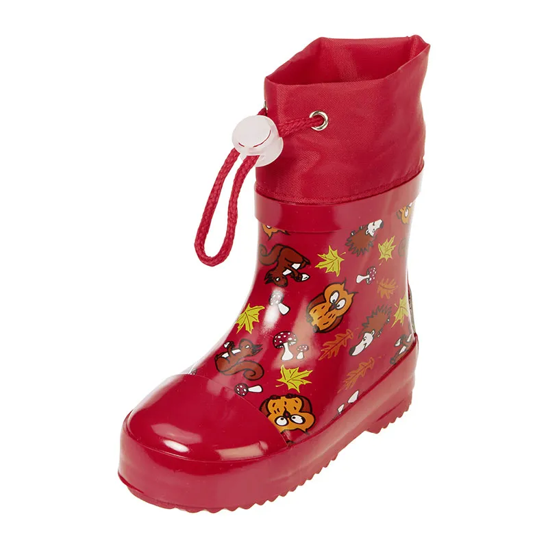Bottes de pluie Forêt - Rouge-0