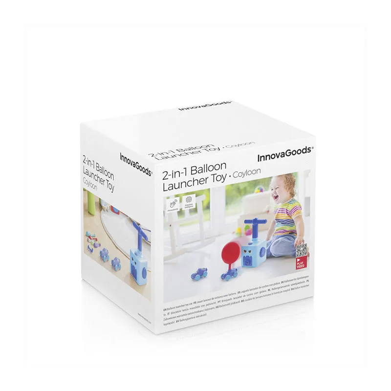 Jouet propulseur de voitures + ballons - 36m+-5