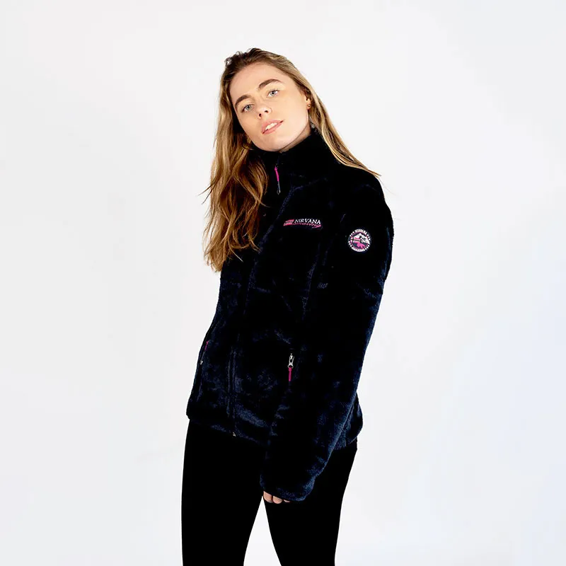 Veste polaire col montant Sia Femme - Marine-2
