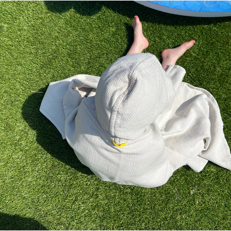 Cape de bain Coton bio enfant - 70x140cm-2