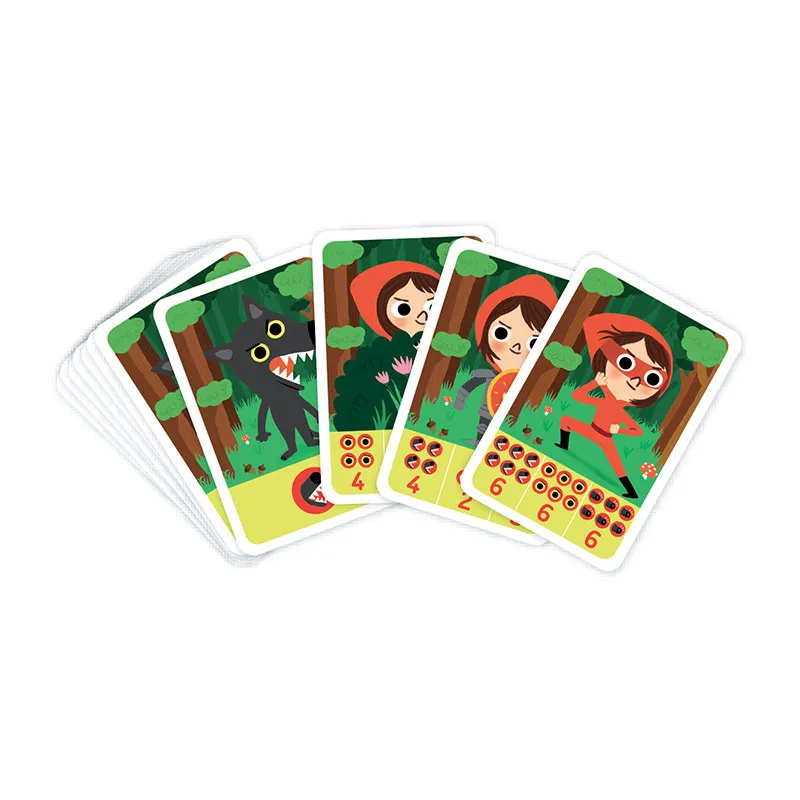 Jeu de cartes Revanche du petit chaperon rouge 51pcs - 4+-2
