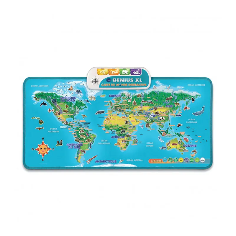 Carte du monde interactive Genius XL - 6+-0