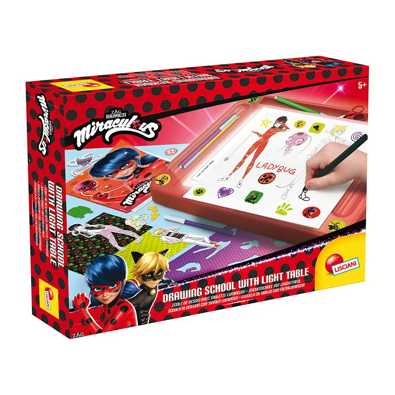 Tablette de dessin lumineuse Miraculous - 5+-3