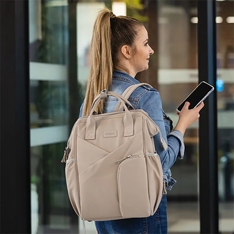 Sac à dos à langer Modern Style - Gris-5