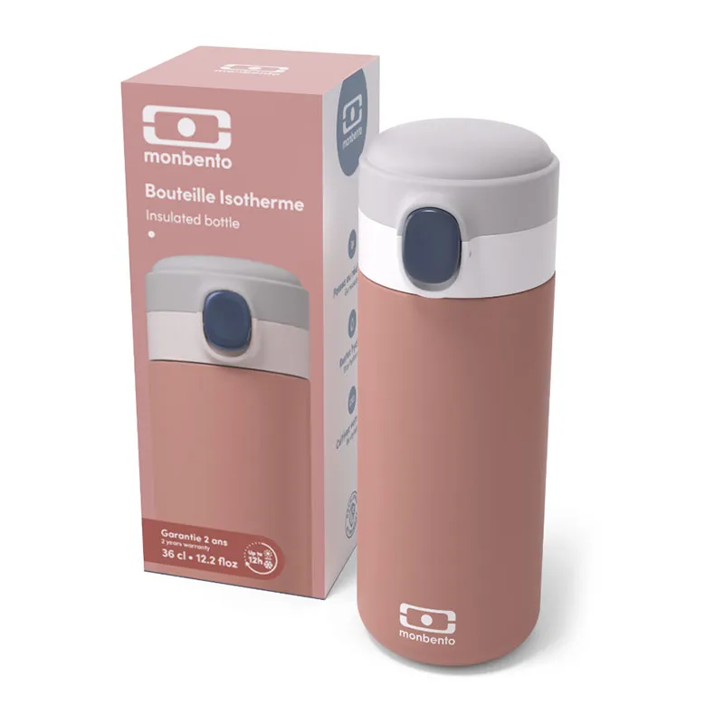 Bouteille isotherme MB Pop Rose Moka - 360ml-4