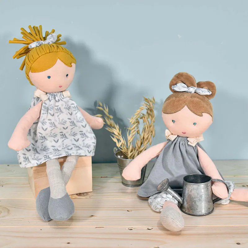 Poupée Les Joliflores Coton BIO Flore - 30cm-4