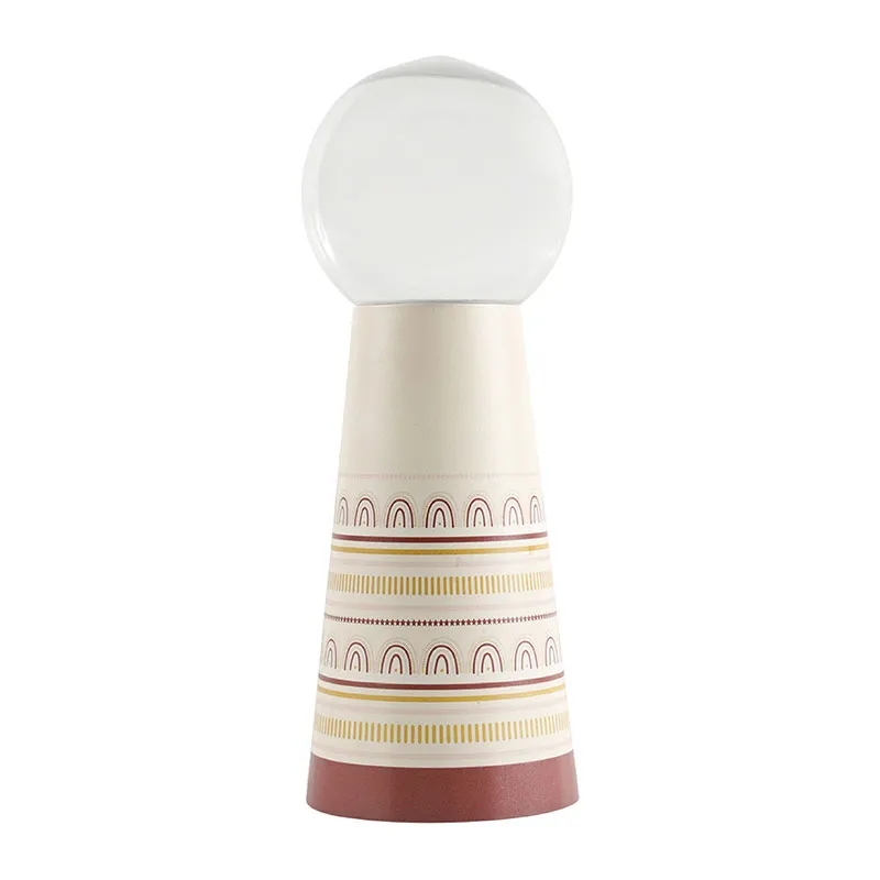 Lampe cone à poser - Jaune/Rouge-0