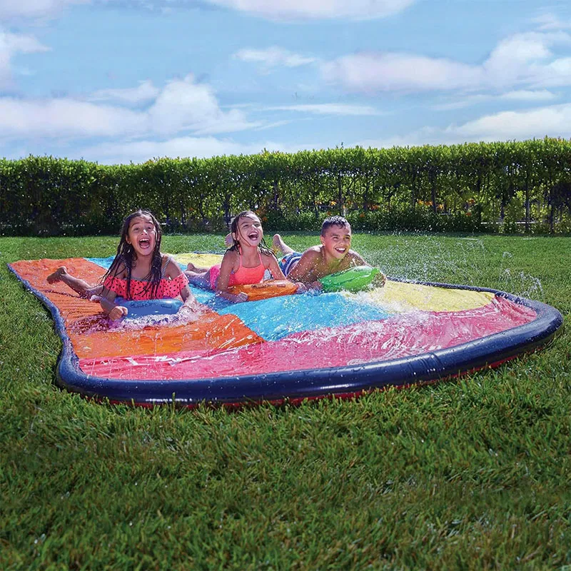 Piste de glisse Triple + 3 Boogie Boards- 36m+-1