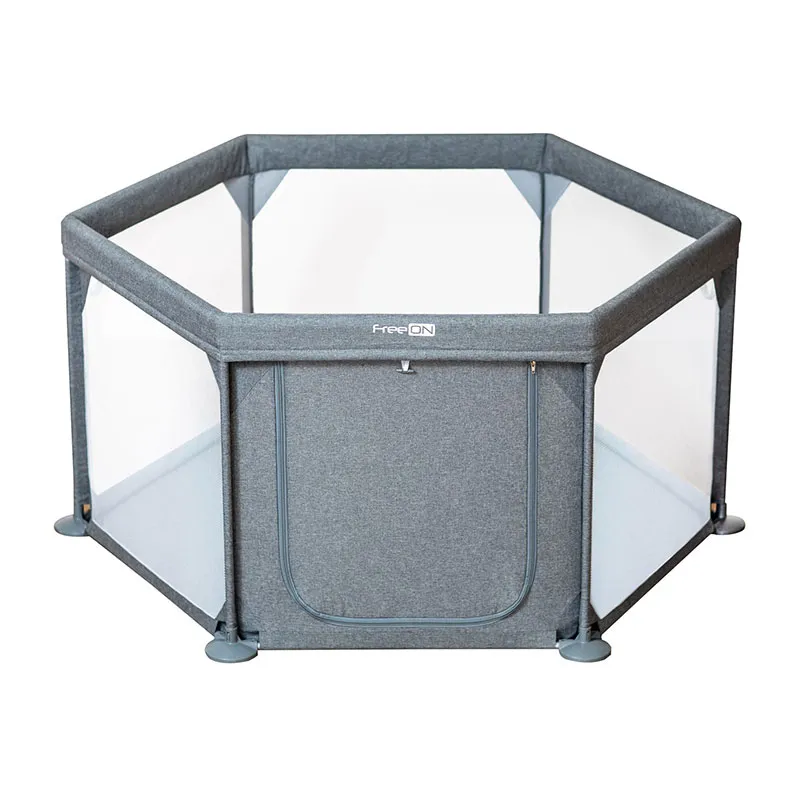 Parc pour bébé Hexagone Gris - 0m+-1