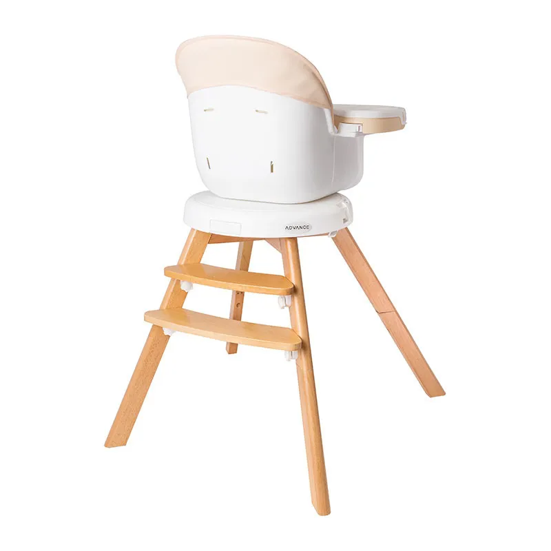 Chaise haute évolutive 3en1 Rotax Beige - 6m+-5