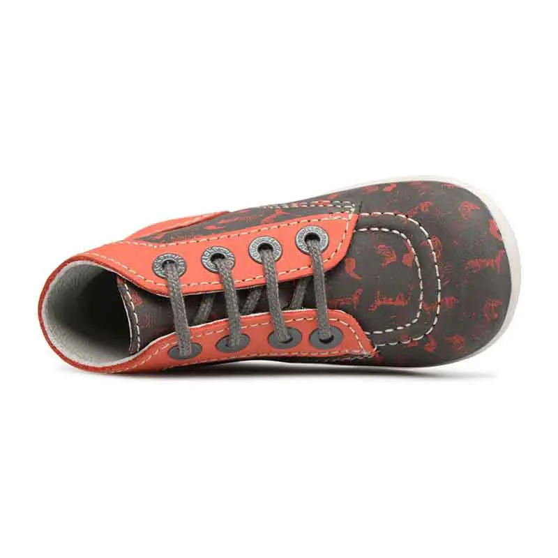 Bottillons Bonbon - Gris/Orange-5