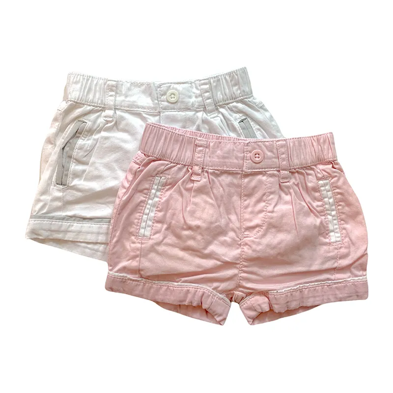Shorts - 6 mois - VERTBAUDET - Vert/Rose-0