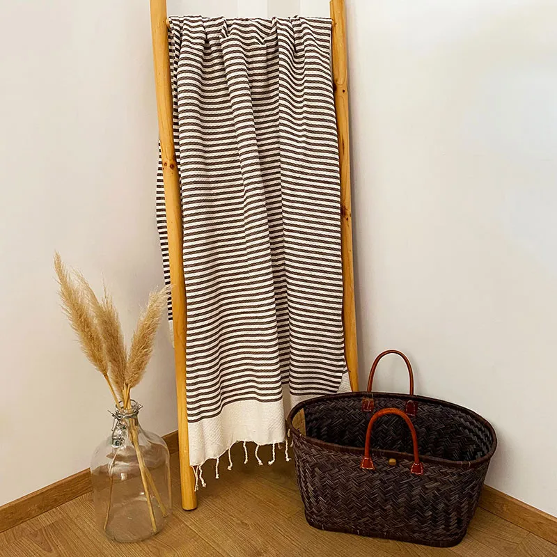 Fouta Yadara Beige - 100x200cm-1