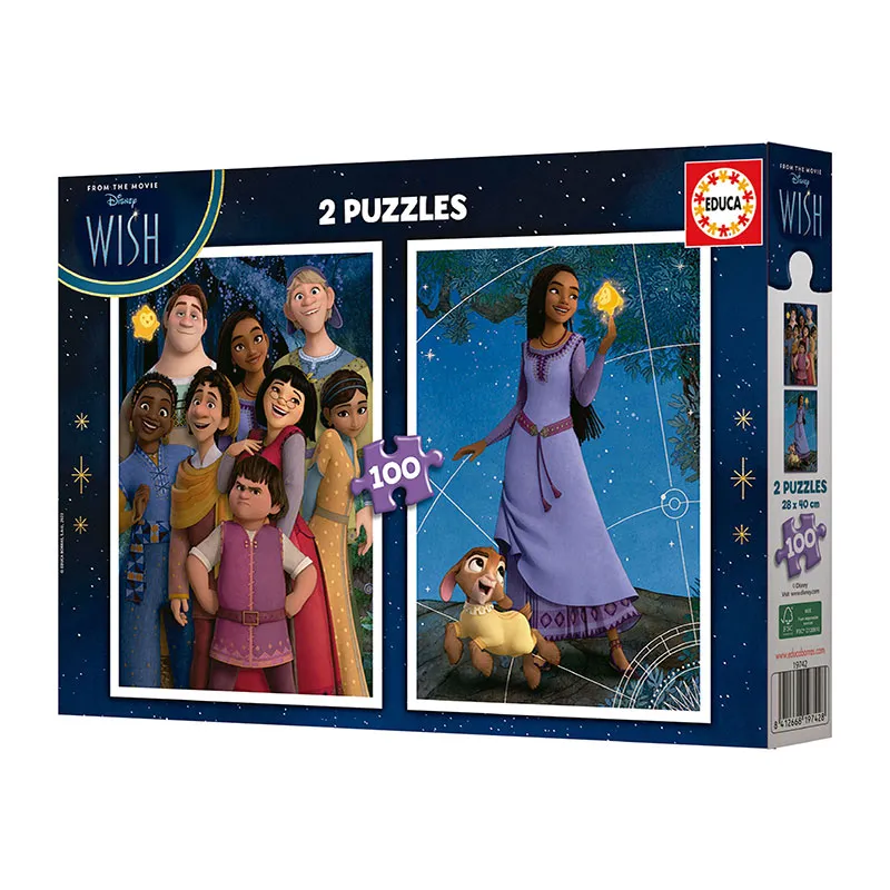 2 Puzzles Wish 2x100pcs - 6+-3
