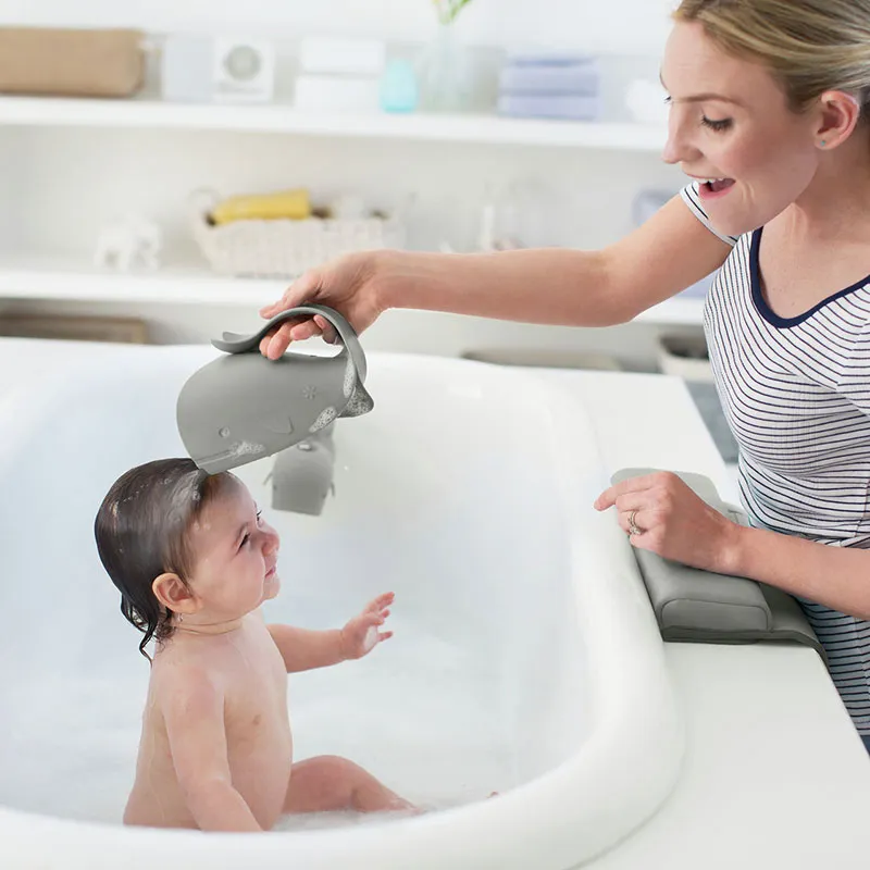 Rince tête pour le bain Moby Gris - 22cm-3