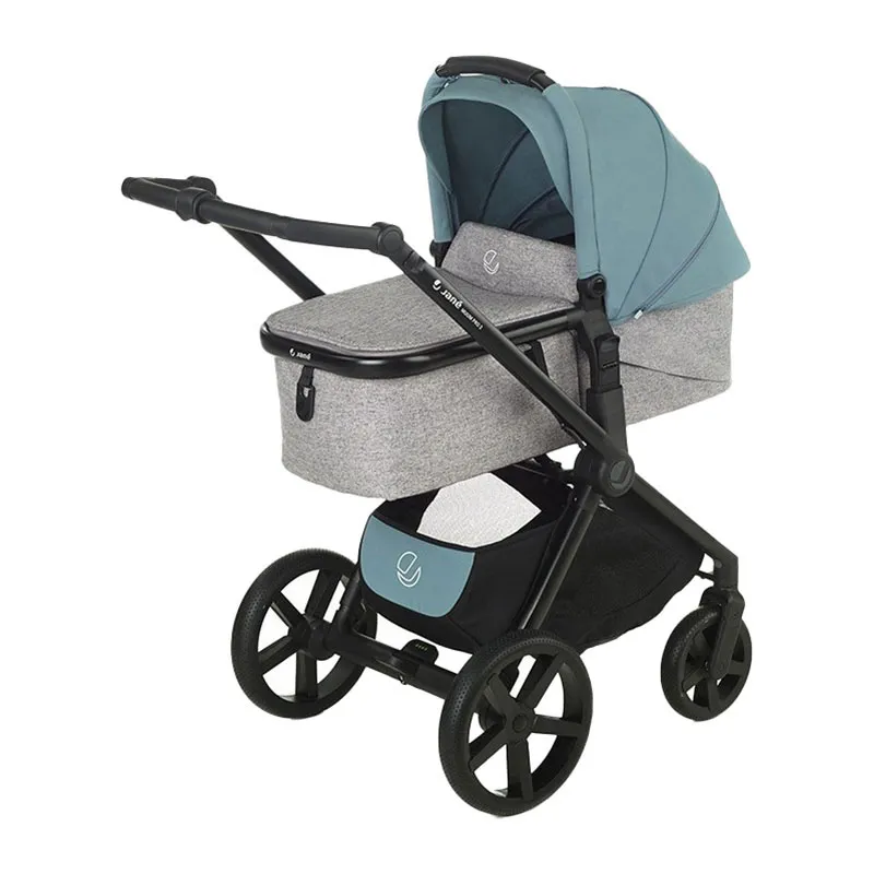 Trio Poussette Muum Pro 2 + Nacelle Micro Pro 2 + Cosy Koos Brume - 0m+-3