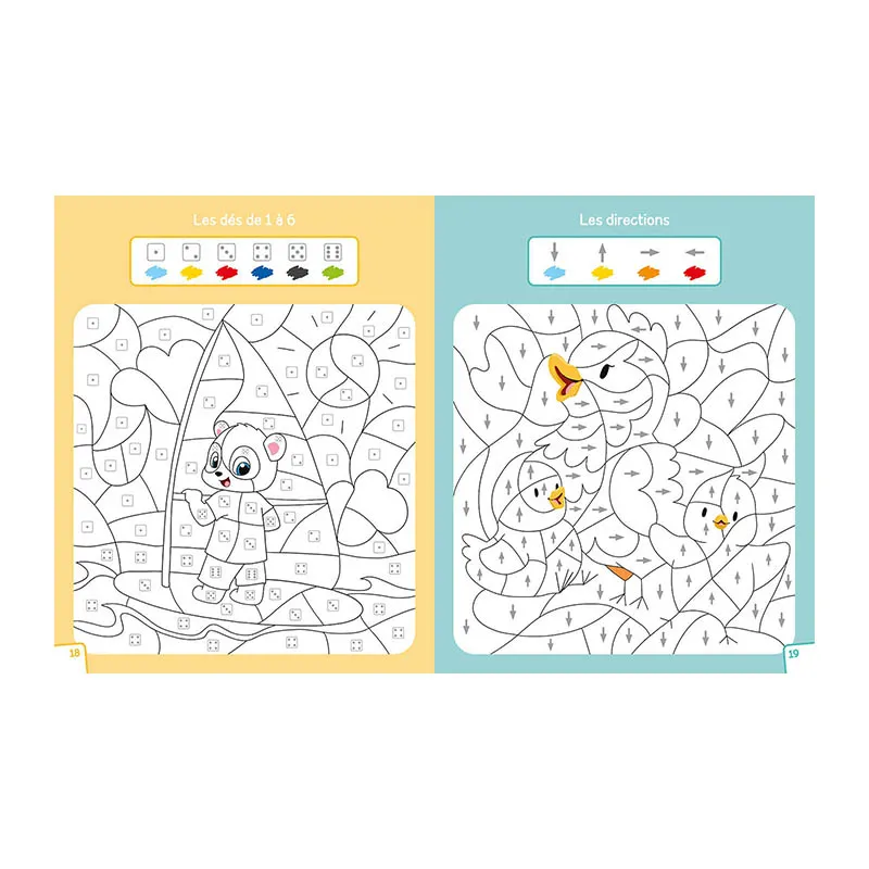 L'école des Pandas mes coloriages magiques les chiffres - 36m+-2