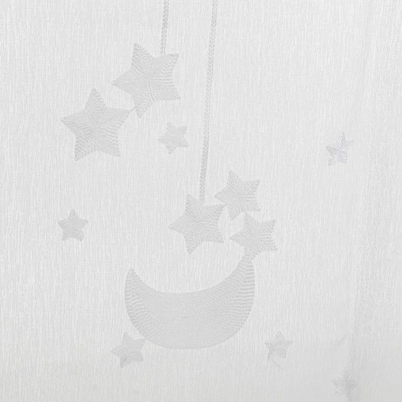 Rideau voilage Étoile Broderie - 140x240cm-1