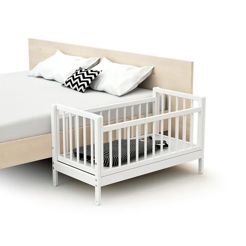 Berceau Cododo + matelas Webaby Blanc - 88x45cm-2