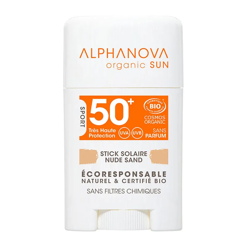 Stick solaire visage SPF50+ BIO - Nude Sand-0