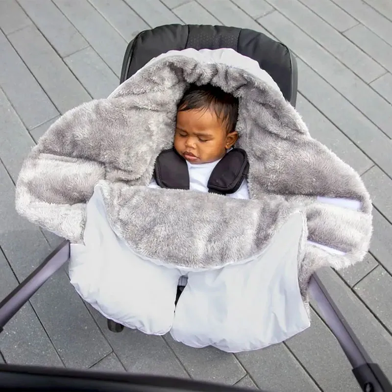 Nid d'ange Hiver Blanc - 0-6m-3