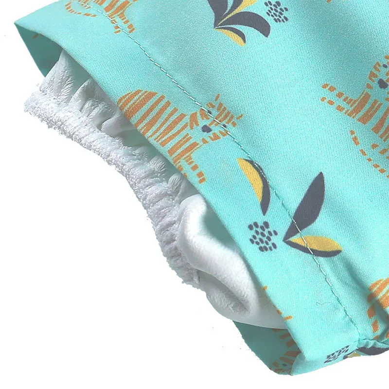 Short de bain Tigre Bébé - Bleu-3
