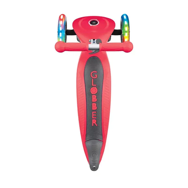 Trottinette 3 roues pliable Primo roues lumi. Rouge - 36m+-21