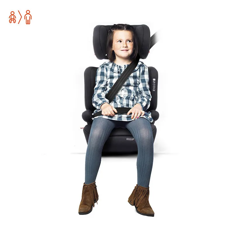 Siège-auto ISOFIX Jet Fix Gr.2/3 - Noir/Gris-7