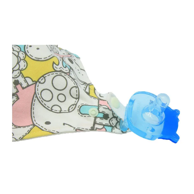 Bavoir Bandana Coton Bio + Sucette Lucas - 3m+-2