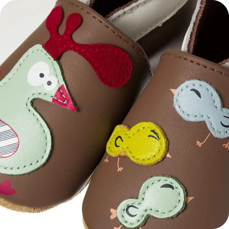 Chaussons cuir Poulailler-4
