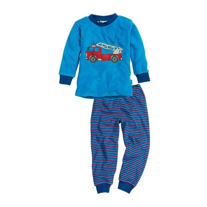 Pyjama 2pcs. Pompiers - Bleu-0