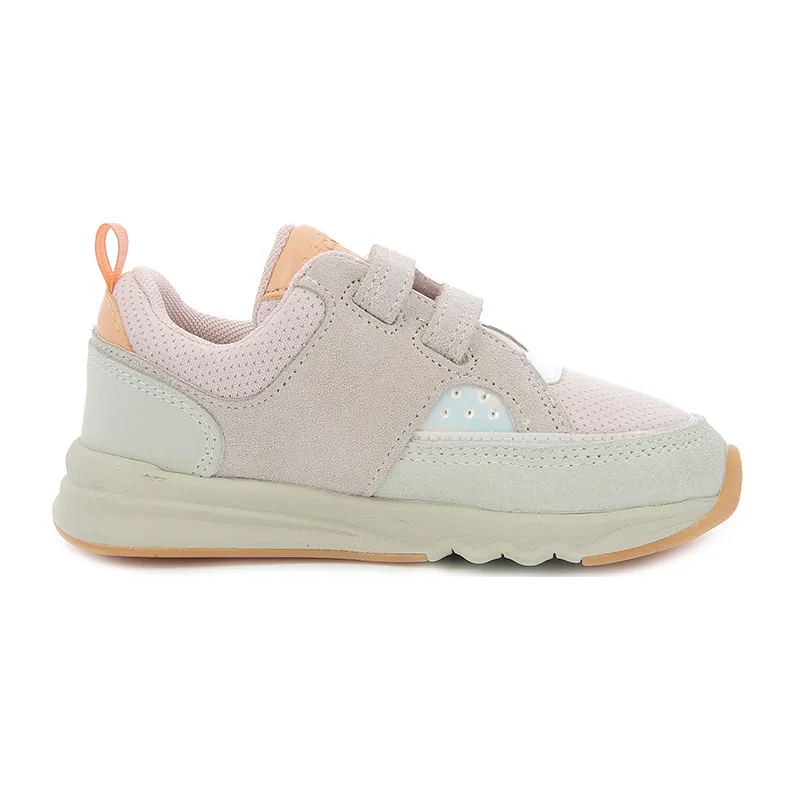 Sneakers basses Kikustom - Rose clair/Beige/Orange-7