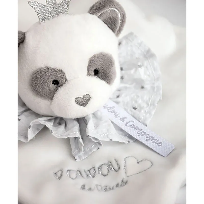 Doudou plat Panda Attrape-rêves - 18x18cm-3