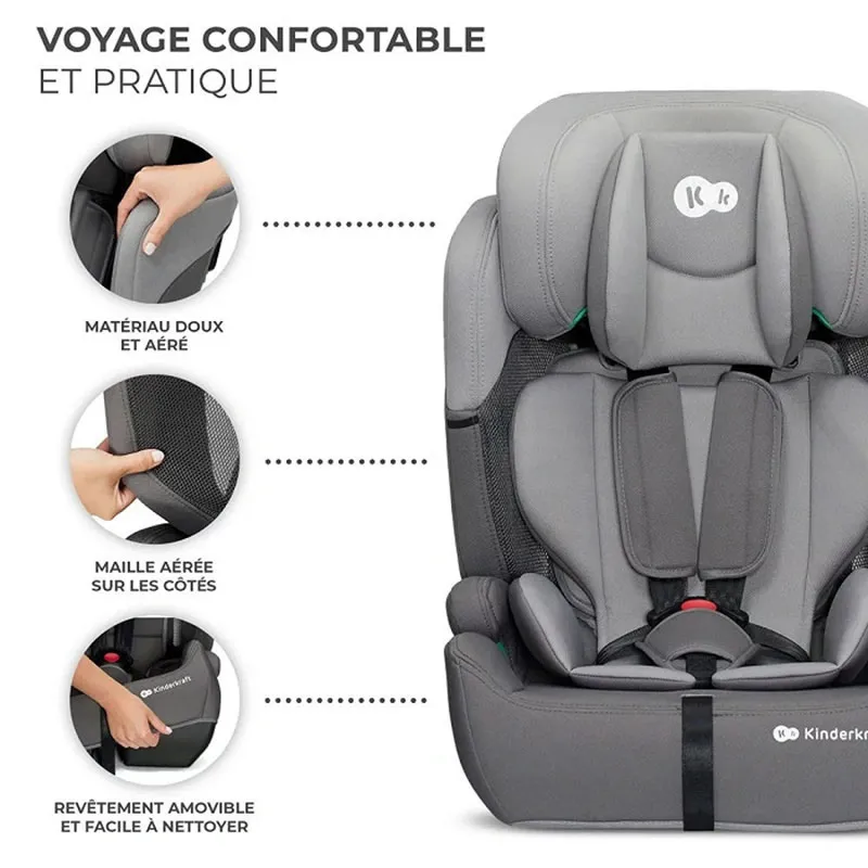 Siège-auto Comfort Up i-Size/Ceinturé 75-150cm - Gris-5