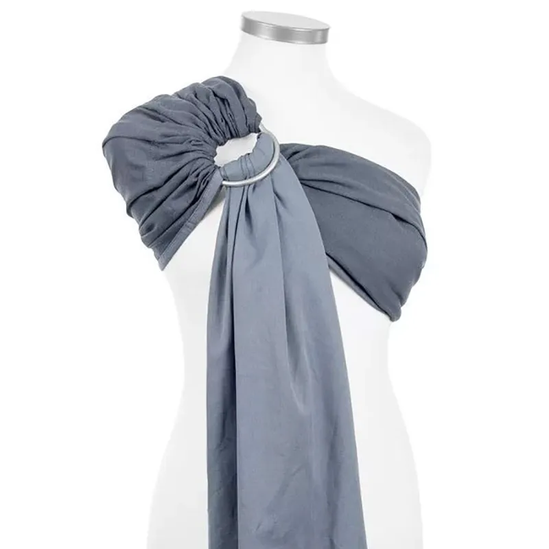 Écharpe de portage Ringsling BIO Chevron/Denim Fidella - 0m+-0