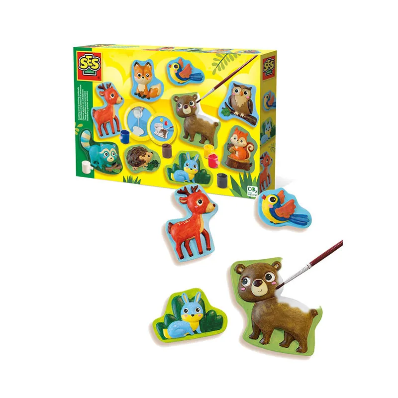 Moulage & peinture Animaux de la forêt - 5+-4