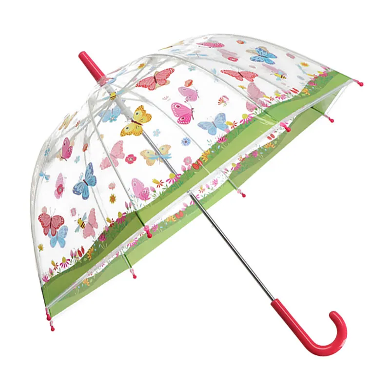 Parapluie cloche auto. Papillons - Transparent-0